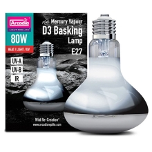 Arcadia D3 Basking Lamp 80 W