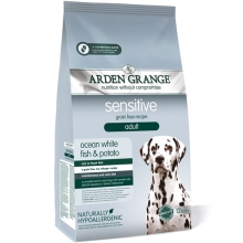 Arden Grange Dog Adult Sensitive GF Ocean White Fish & Potato 6 kg