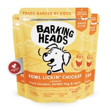 Barking Heads Bowl Lickin' Chicken 300 g SET 4+1 ZADARMO
