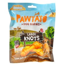 Benevo maškrty Pawtato Knots Large 180 g Benevo maškrty Pawtato Knots Large 180 g