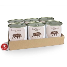 Bohemia diviačie mäso vo vlastnej šťave SET 6x 400 g