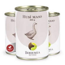 Bohemia husie mäso vo vlastnej šťave 400 g
