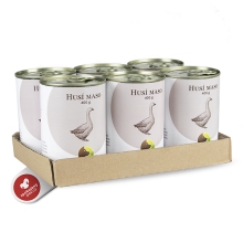 Bohemia husie mäso vo vlastnej šťave SET 6x 400 g