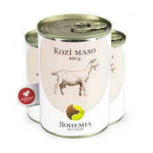 Bohemia kozie mäso vo vlastnej šťave 400 g Bohemia kozie mäso vo vlastnej šťave 400 g