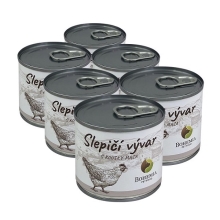 Bohemia slepačí vývar s kúskami mäsa SET 6x 140 ml