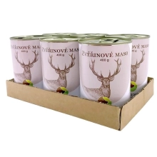 Bohemia zverinové mäso vo vlastnej šťave SET 6x 400 g