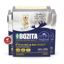 Bozita Naturals Big Chicken & Rice Tetra Pak 370 g Bozita Naturals Big Chicken & Rice Tetra Pak 370 g