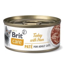 Brit Care Cat konzerva Paté Turkey & Ham 70 g
