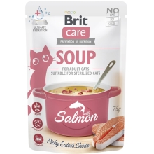 Brit Care Cat Soup with Salmon 75 g