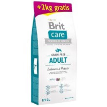 Brit Care Dog Grain-free Adult Salmon & Potato 12+2 kg ZADARMO
