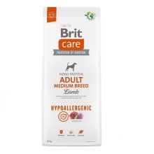 Brit Care Dog Hypoallergenic Adult Medium Breed Lamb 12 kg