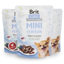 Brit Care Dog kapsička Mini Venison fillets in gravy 85 g