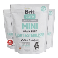 Brit Care Mini GF Light & Sterilised Rabbit & Salmon 400 g
