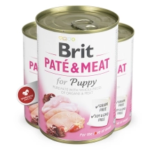 Brit konzerva Paté & Meat Puppy 400 g