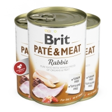 Brit konzerva Paté & Meat Rabbit 400 g