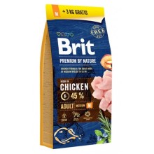 Brit Premium by Nature Adult M 15+3 kg ZADARMO Brit Premium by Nature Adult M 15+3 kg ZADARMO