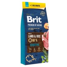 Brit Premium by Nature Sensitive Lamb 15+3 kg ZADARMO