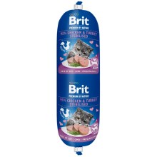 Brit Premium Cat by Nature Sausage Sterilised 180 g Brit Premium Cat by Nature Sausage Sterilised 180 g