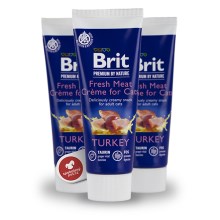 Brit Premium Cat by Nature Turkey Fresh Meat Créme 75 g