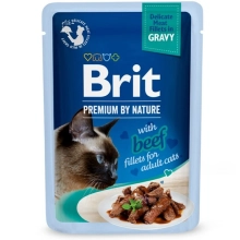 Brit Premium Cat Fillets in Gravy with Beef 85 g