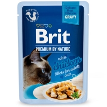Brit Premium Cat Fillets in Gravy with Chicken 85 g