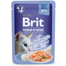 Brit Premium Cat Fillets in Jelly with Salmon 85 g