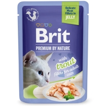 Brit Premium Cat Fillets in Jelly with Trout 85 g