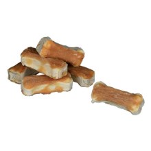 Byvolie kostičky obalené kuracím mäsom Trixie Dentafun 5 cm (8 ks)