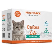 Calibra Cat Life Multipack kapsičiek Sterilised 12x 85 g