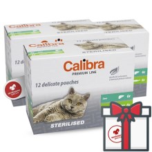 Calibra Cat Multipack kapsičiek Sterilised 12 ks