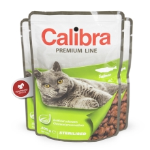 Calibra Cat Premium kapsička Sterilised losos 100 g
