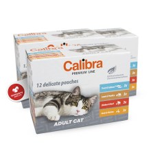 Calibra Cat Premium Multipack kapsičiek Adult 12 ks