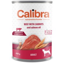 Calibra Dog konzerva Adult hovädzie s mrkvou 400 g Calibra Dog konzerva Adult hovädzie s mrkvou 400 g
