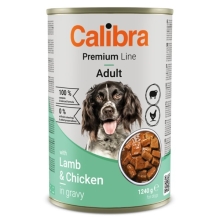 Calibra Dog Premium konzerva Lamb & Chicken 1240 g