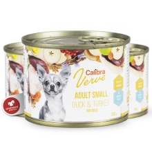 Calibra Dog Verve konzerva GF Adult Small Duck & Turkey 200 g