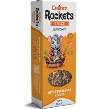 Calibra Rockets Sticks Small Rodents Vegetables & Nuts 120 g