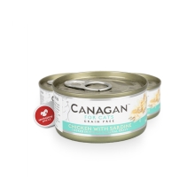 Canagan Cat konzerva kura a sardinky 75 g