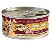 Carnilove Cat konzerva Mus Meat Chicken & Lamb 100 g Carnilove Cat konzerva Mus Meat Chicken & Lamb 100 g