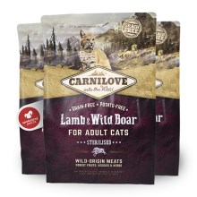 Carnilove Cat Lamb & Wild Boar Adult Sterilised 2 kg Carnilove Cat Lamb & Wild Boar Adult Sterilised 2 kg