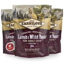 Carnilove Cat Lamb & Wild Boar Adult Sterilised 400 g Carnilove Cat Lamb & Wild Boar Adult Sterilised 400 g