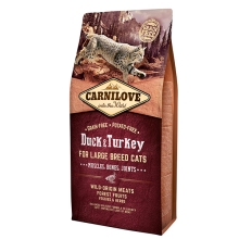 Carnilove Cat Large Breed Duck & Turkey 6 kg