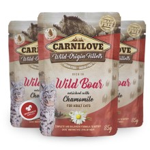 Carnilove Cat Pouch Rich in Wild Boar with Chamomile 85 g