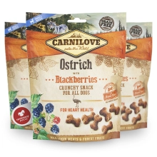 Carnilove Dog Crunchy Snack Ostrich & Blackberries 200 g