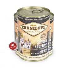 Carnilove Wild Meat Salmon & Turkey for Puppies 400 g SET 5+1 ZADARMO