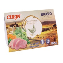 Chejn Bravo Plus vanička pre psov kuracie 325 g Chejn Bravo Plus vanička pre psov kuracie 325 g
