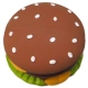 Dog Fantasy latexová hračka hamburger so zvukom 8 cm