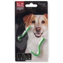 Dog Fantasy plastový háčik na kliešte (2 ks)