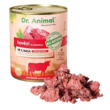 Dr. Animal konzerva hovädzie 850 g Dr. Animal konzerva hovädzie 850 g