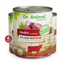 Dr. Animal konzerva hovädzie 850 g Dr. Animal konzerva hovädzie 850 g