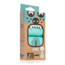 Explorer Dog recyklované sáčky na psie hovienka s vôňou mäty (60 ks)